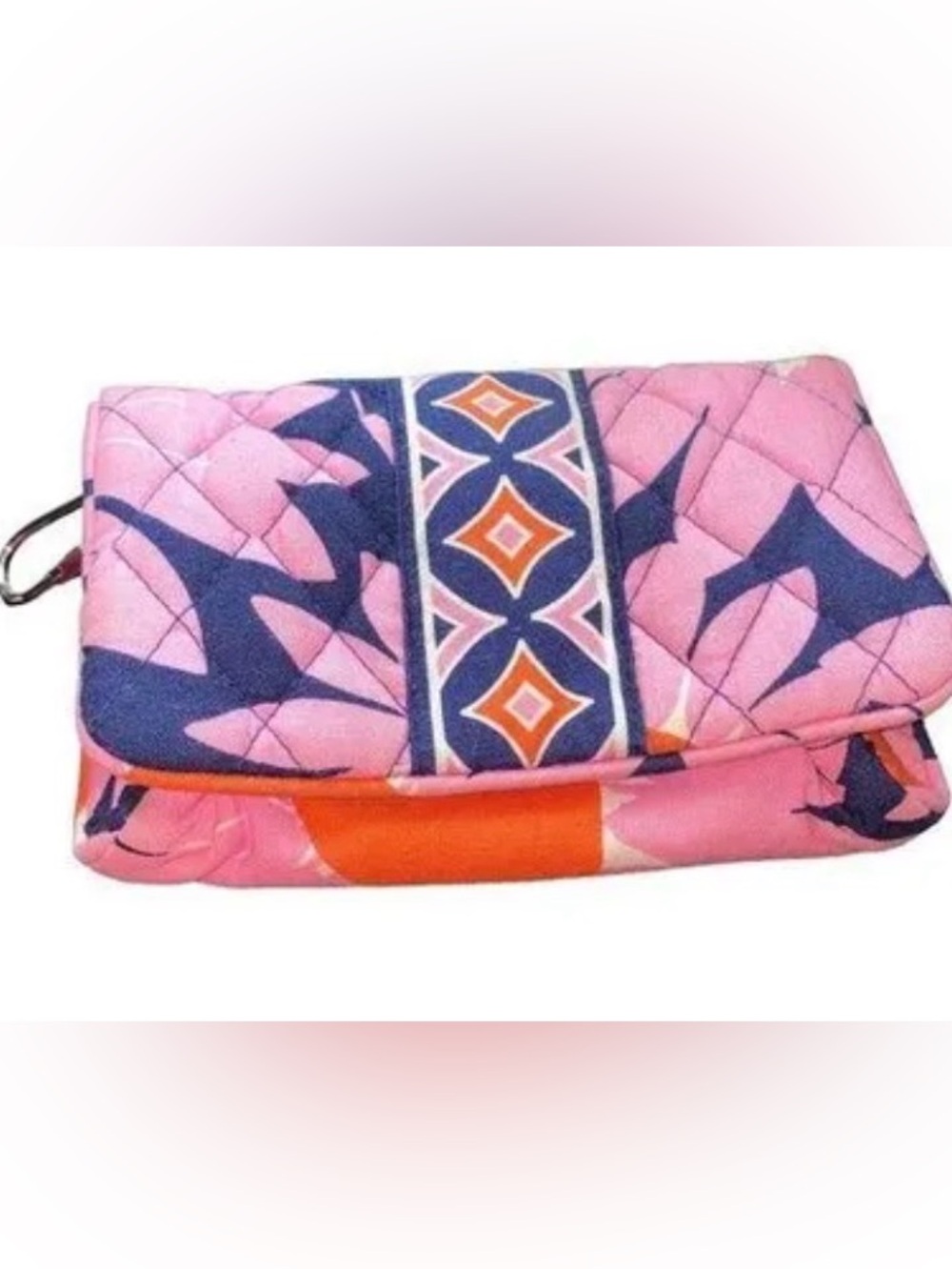 Vera Bradley Loves Me Pouch Folding Wallet Kisslock Coin Purse, like new!